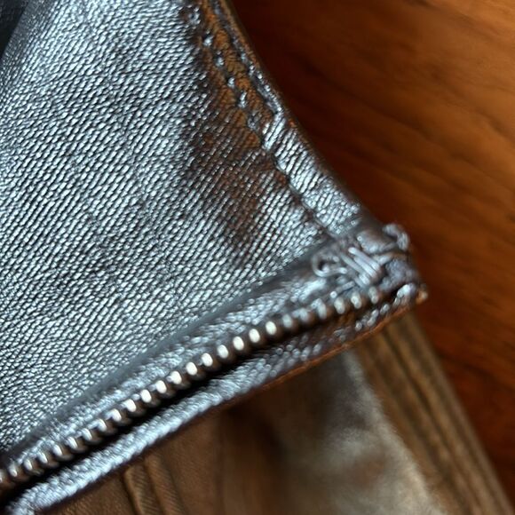 Free People Silver metallic skirt size 10 - Picture 9 of 16